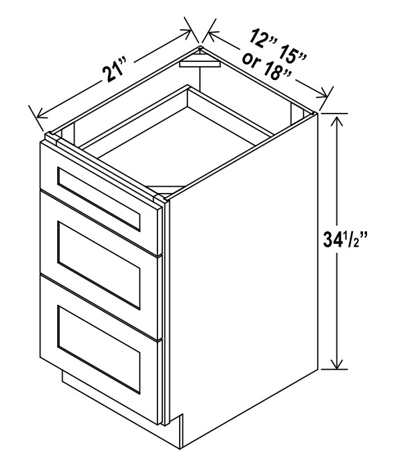 Vanity Drawer Bases Cabinet