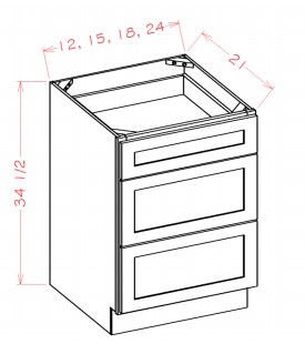 Vanity Drawer Bases