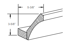 Large Cove Molding With Base