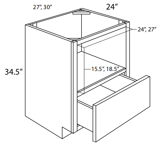 Base Microwave Cabinet