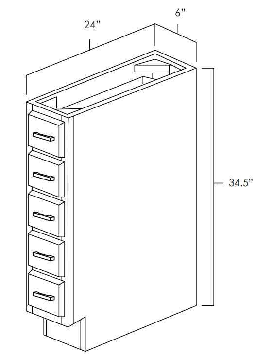 Spice Drawers Base Cabinet