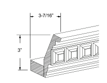 Dentil Crown with Base Molding
