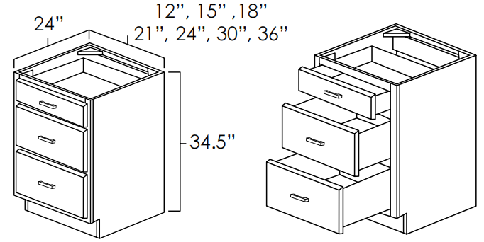 Drawer Base Cabinet