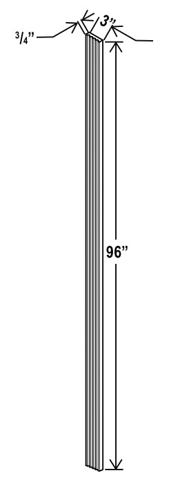 Fluted Tall Filler