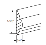 Full Chair Rail Molding