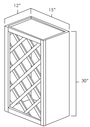 Lattice Wine Racks