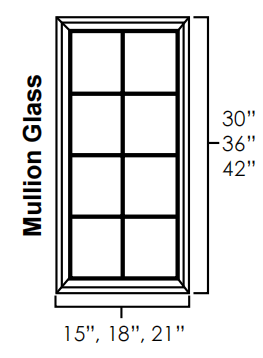 Single Glass Door ( Mullion Door )