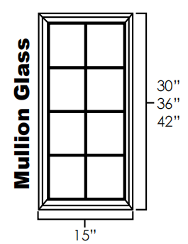 Singal Glass Diagonal Door ( Mullion Door )