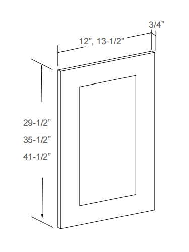 Tall Decorative Door ( 4 Pcs Per Set )