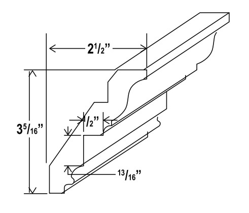 Inset Crown Moulding