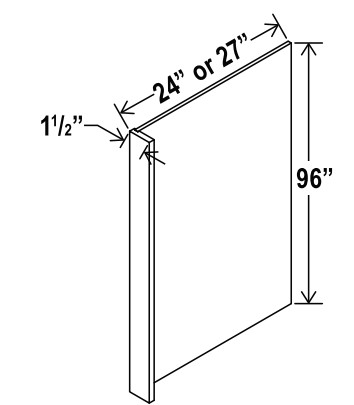 Refrigerator End Panel