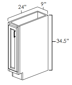 Full Height - Tray Base Cabinet