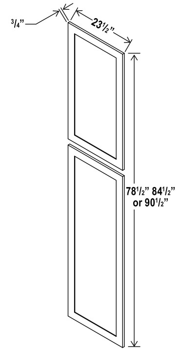 Tall Decorative Door Panel
