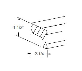 Traditional Light Rail Molding