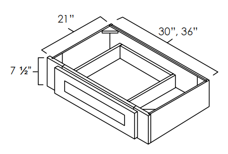 Under Counter Knee Drawers
