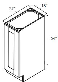 Single Door Utility Base Cabinet