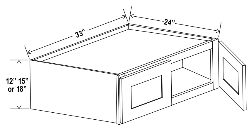 Refrigerator Wall Cabinets - 33