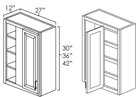 Blind Corner Wall Cabinet