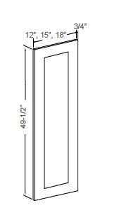 Replacement Pantry Bottom Door Panel