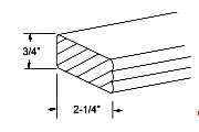 Wide Beaded Molding